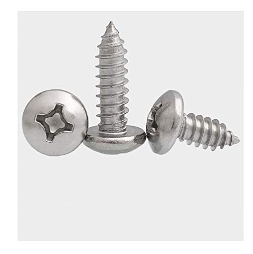 Acciaio inossidabile 316 viti autofilettanti a testa tonda-M2 x 4 50 pezzi