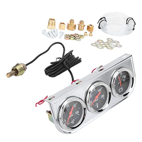 Ensemble de jauge à triple pression d'huile eau et ampli 12V pour surveillance camion