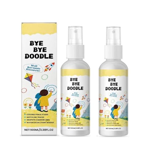 Wall Scribble Remover Spray - Instant Cleaning for Crayon, Marker,