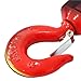 1/2/3/5Ton 360 Degree Oilfield Swivel Hook Universal Pendant Hook Lifting Tools Safety Slings Alloy Steel Industrial Crane Hook(1 Ton)