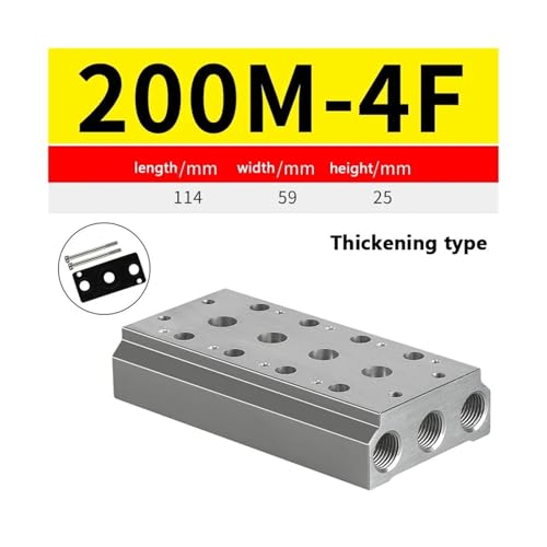 Distributeur 4V210 embase 4 stations pour échappement d'air - 3