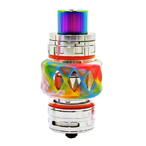 Anneaux de vape en silicone Bandes de caoutchouc antidérapantes en silicone pour couvercle en verre de protection pour ampoule Smok Tanks de 25 x 17 mm, 6 pièces - Image 4