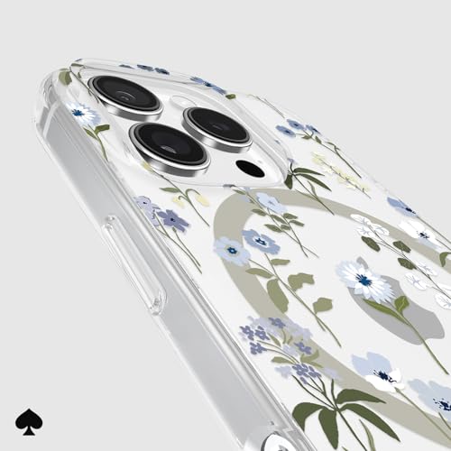 Image of kate spade new york iPhone 16 Pro Case - Precious Bloom | Compatible with MagSafe - Lightweight Designer Case for iPhone 16 Pro with Anti-Scratch Coating and Precious Bloom Design