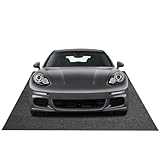 Eindämmungsmatte 8’3 x 19’ Garagenbodenmatten Kompatibel mit Panamera Cayenne, Garagenmatte Auto wasserdichte Hochleistungsmatten für Autos zum Schutz vor Regen, Schnee und Schlamm
