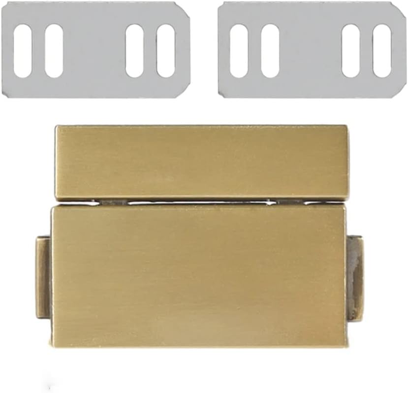 Rectangular Metal Press Push Locks for Women Bag Handbag Spring Lock Snap Clasps Closure Accessories(D)