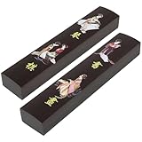 BESPORTBLE Chinesisches Kalligrafie Papiergewicht aus Holz Rechteckiger Glatter Briefbeschwerer für Kalligraphie Papiergewicht Werkzeuge Langlebig und Dekorativ für Bastler und Wohnraum