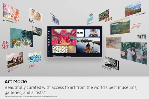 Image of Samsung QN85LS03FWDXZA 85 inch The Frame Pro Neo QLED 4K Smart TV (2025)
