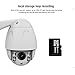 Produktbild HUIGE C7833-X4 1080P HD-Kamera,Outdoor-WiFi-IP-Sicherheitskamera,4X Optischer Zoom,Autofokus,2 Megapixel,128G Weiß