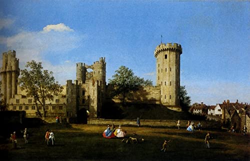 Toile Canaletto château de Warwick pour habiller un mur vide