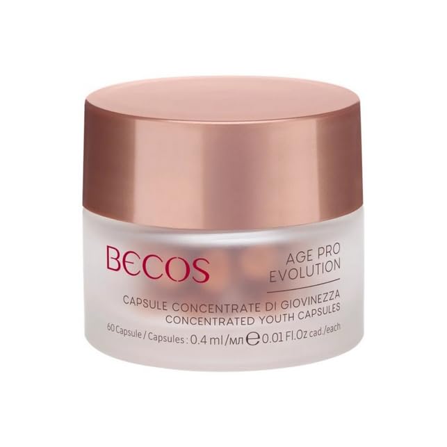 Becos - Age Pro Evolution - Capsule Concentrate di Giovinezza 60 capsule - aiuta a donare alla tua pelle un aspetto liscio e compatto.