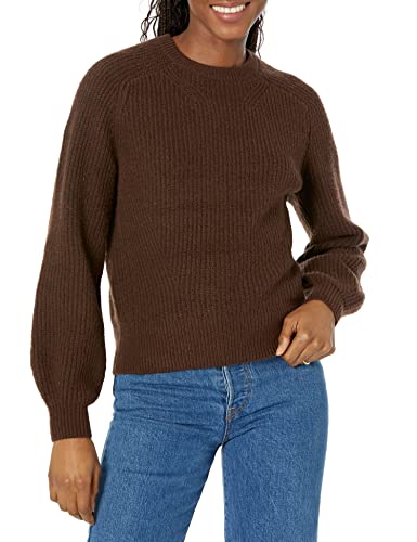 Image of Amazon Essentials Women's Ribbed Long Sleeve Crewneck Sweater
