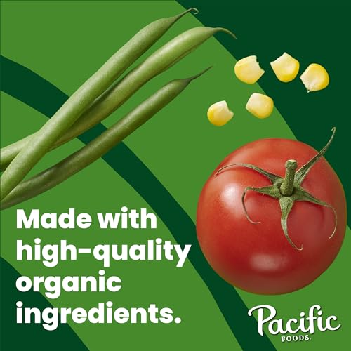 Image of Pacific Foods Organic Hearty Vegetable Soup, Plant Based, 16.3 oz Can (Pack of 3)