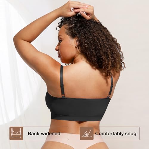 Women's Wireless Seamless Bras No Underwire Stretch Adjustable Bralettes Comfortable Soft Everyday Bra3