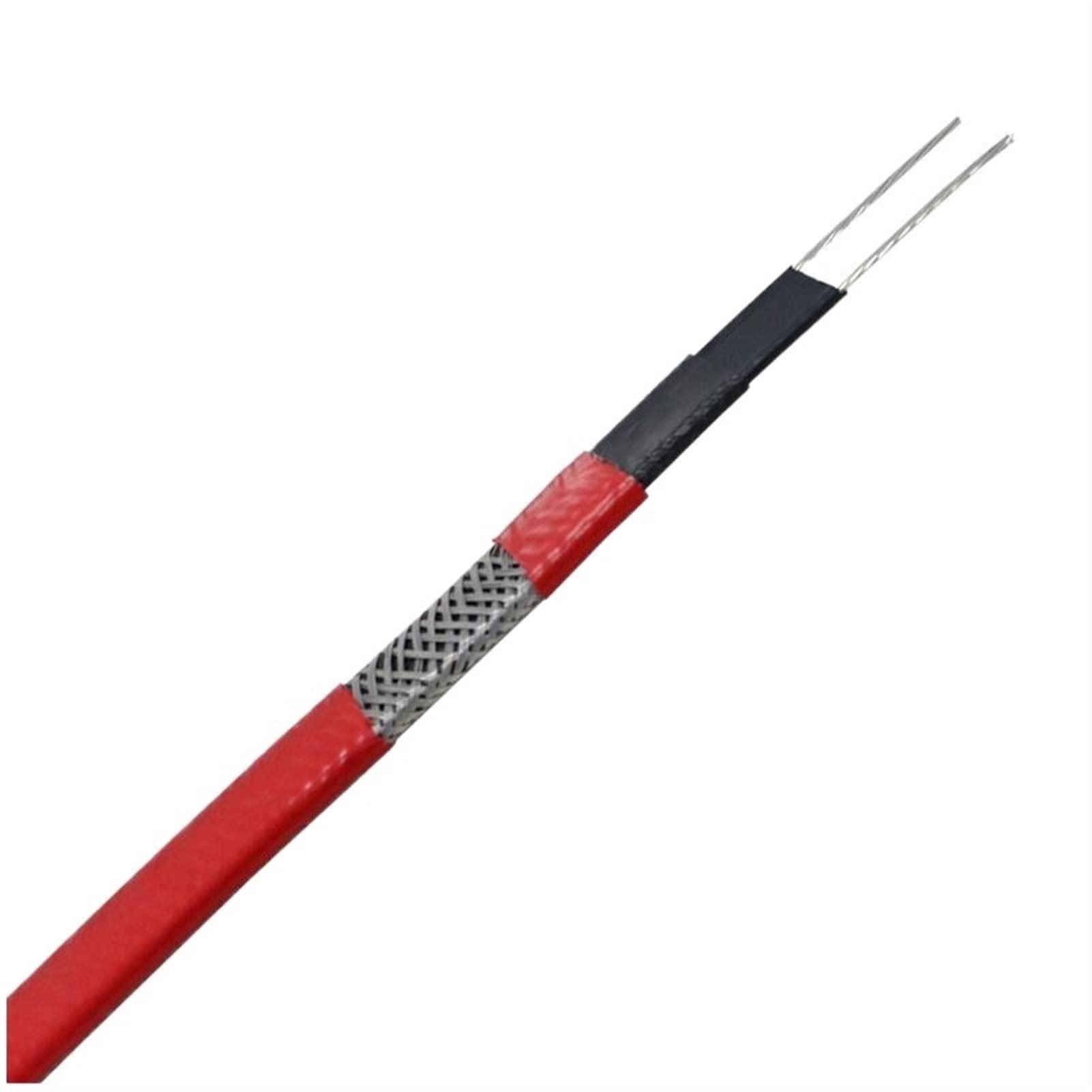 Cavo di protezione 230 V scaldante elettrico in rame for tetto 14 mm nero autoregolante Antigelo Protezione antigelo for filo terra del tubo dell'acqua(10meter)