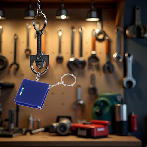 Cinta Métrica Multifunción con Nivel y Regla en Llavero miniatura 6