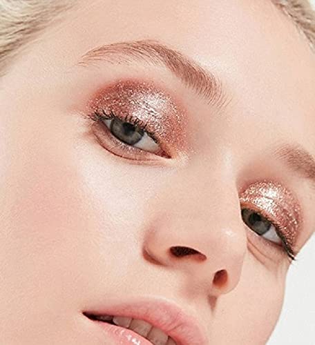 Erinde Liquid Glitter Eyeshadow - Shimmer Sparkle Glow Eye Brightener Stick, Long Lasting, Quick-Drying, Metallic Gloss Sparkling Eye Shadow, Create Sparkling Eye Makeup (104# Forest)
