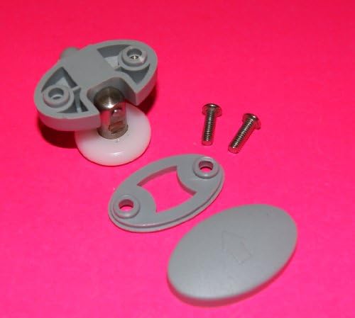 2 x Single Bottom Butterfly Shower Door Rollers/Runners/Wheels 25mm Wheel Diameter L051