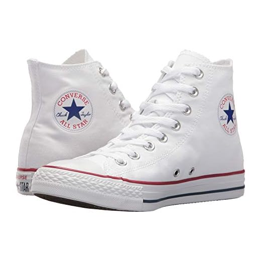 Converse Unisex Chuck Taylor All-Star High-Top Casual Sneakers in Classic Style and Color and Durable Canvas Uppers
