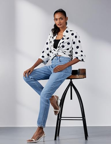 Image of American Eagle Women Blue Super High Rise Mom Jeans