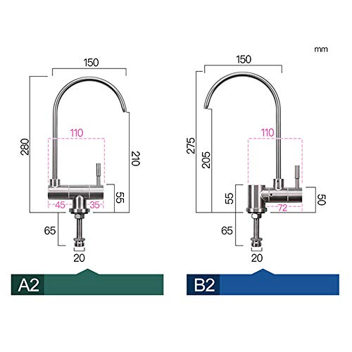 Robinet osmose avec cascade en inox pour une eau pure au quotidien