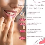 TATSAT 100% Natural | Exquisite Creamy Nourishing Lip Balm - 8gm | Formulated to Repair & Soothe | Heals Dark & Chapped Lips | Using 100 times washed ghee & Manjishthadi Taila - Image 3