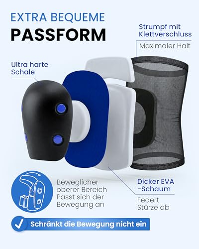 99FLIPS Schoner Inliner Kinder Knieschoner Kinder - Inliner Schoner Set - Schutzausrüstung - Knie und Ellenbogenschützer - Slide - Größe SM Ocean Blue - Knieschützer Skateboard, Scooter, Rollschuhe