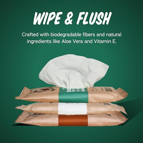 Dr. Squatch Flushable Adult Wipes for Men (20 Count, 2-Pack) - image 2