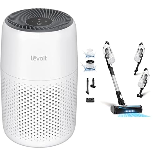 Purificateur d'air et aspirateur balai Levoit pour la chambre et le salon
