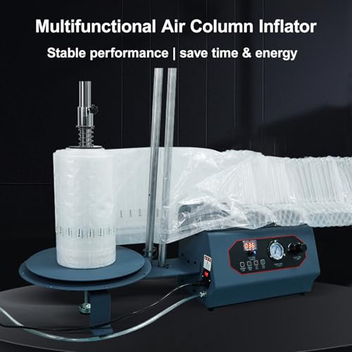 Machine à coussin d'air, 15 m/min, équipement d'emballage gonflable automatique professionnel pour la logistique et l'expédition express, vitesse et volume d'air réglables