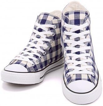 Amazon コンバース レディース オールスター ハイカット スニーカー リネンチェックhi All Star Linencheck Hi 1cj644 ブルー 24 5cm Converse コンバース スニーカー