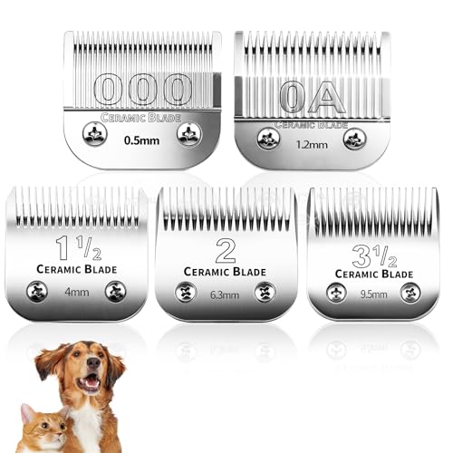 5 Pcs Detachable Ceramic Blades for Clippers