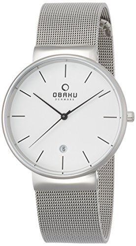 Ingersoll Obaku V153Gdcimc - Orologio Da Uomo, Cinturino In Acciaio Inox, Colore: Argento