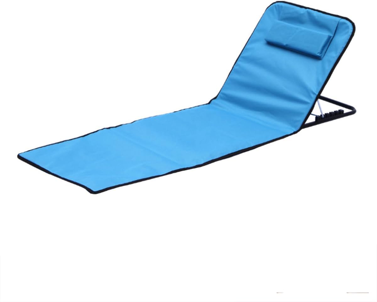 5 Position Beach Chairs for Adults,Adjustable Lawn Chair,Folding Lounge Chairs for Sunbathing, Patio Chaise Lounge Lightweight Backpack Camping Chairs