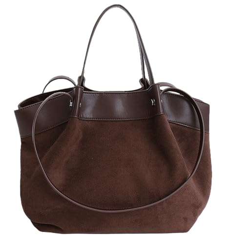 Slouchy Suede Hobo Bags Crossbody Trendy Shoulder Bag Corduroy Top-handle College Tote Handbag Casual Underarm Bag 2025