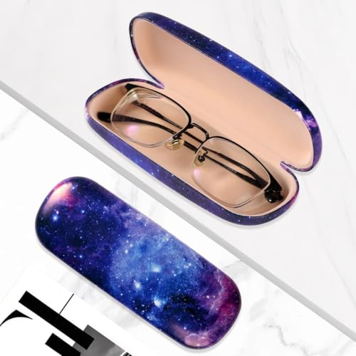 Image of PERFECTSIGHT Hard Shell Eyeglasses Case, PU Leather Protective Glasses Case, Cute Eyeglass Case for Women Men Girls