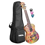 ERSTKLASSIGE TONQUALITÄT - Dank des hochwertigen Mahagoni Korpus und der exzellent klingenden Aquila-Saiten erzeugt die Premium Ukulele einen ausgewogenen, klaren und warmen Klang