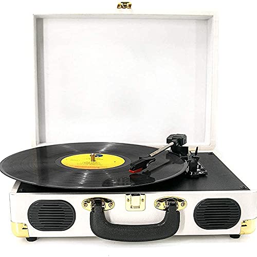 Bluetooth Portable Valise Record Player 33/45/78 RPM Record Holder 3 + Speed + Turntable Record Player Turntable Vinyl… - Les Beatles, Paul McCartney, John Lennon, RIngo Starr, George Harrison Bluetooth Portable Valise Record Player 33/45/78 RPM Record Holder 3 + Speed + Turntable Record Player Turntable Vinyl… – Image 4