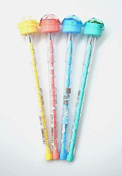 JMK CRAFTS Multi-color, Stamp Pencil with Stamp for Birthday Return Gifts for Children and Use of School Time (Pack of 4 Pencils) for Boys and Girls (B0CGM6ZJGC) Amazon Price History, Amazon Price Tracker