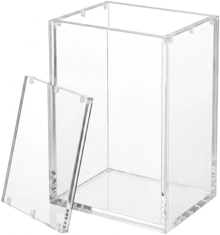 Magnetic Acrylic Display Box Clear Dust-Proof for TCG Cards