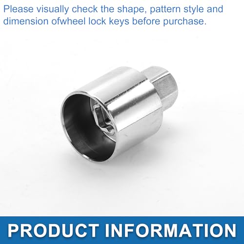 Image of Car Wheel Lock Lugnut Type A Anti-theft Screw Nut Removal Key Socket for Land Rover Discovery Sport Freelander for Range Rover Evoque