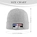 Trewrdt GBU-57 Bunker Buster Knit Hats Beanie Hat for Men Women Fashion Warm Winter Ski Cap Gray