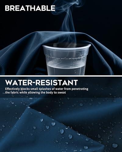 Holure Men's Golf Trousers Waterproof Straight Fit Stretch Outdoor Pants Inseam 30''/32'' Lightweight Casual Pants with Pockets - Image 6