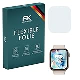 atFoliX Película Protectora compatible con Apple Watch 44 mm Series 4 Protector Película, ultra claro y flexible FX Lámina Protectora de Pantalla (3X)