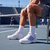 K-Swiss Męskie buty tenisowe Court Express 2, białe/niebieskie (Dazzling Blue), 47 EU