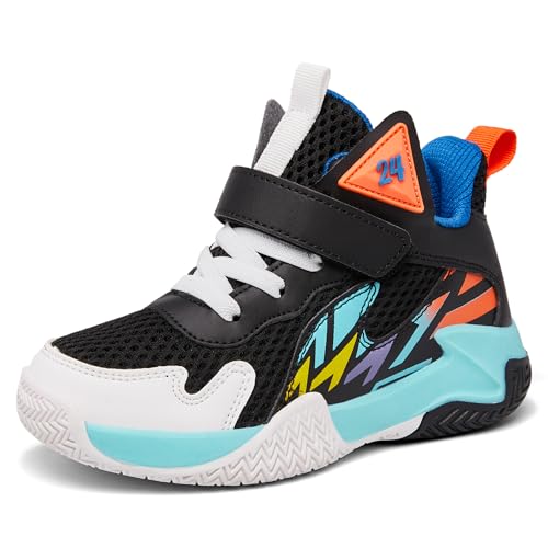 Girl's Boy’s Basketball Shoes Kids Fashion Comfortable Sneakers Breathable Leightweight Outdoor Sport Non Slip Shoe