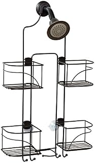 Zenna Home Expandable Over-The-Shower Caddy, Bronze