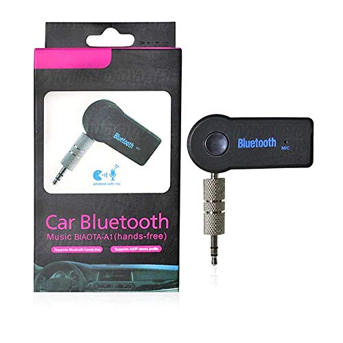 Receptor Bluetooth com Entrada Auxiliar P2 Áudio Estéreo para Transmissão Automotiva