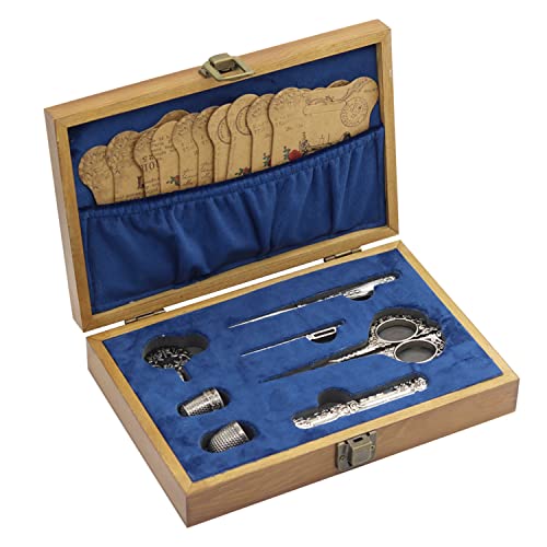 Vintage Embroidery Scissors Set, European Style Stainless Steel Sewing Tools For Sewing, Craft, Art Work, Needlework, Silver #TOP2