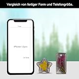 EPODA16 Stück Epoxidharz Formen Schlüsselanhänger, Silikonform Anhänger, Silikonformen Gießformen Schmuck mit Loch