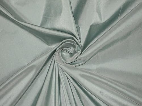 Taffetas 100 % pure soie d'exception coloris bleu cristal de luxe TAF100